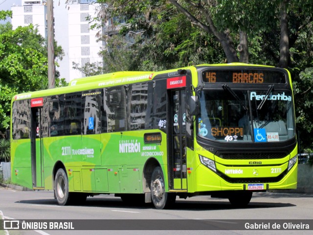 Viação Pendotiba 2.1.111 na cidade de Niterói, Rio de Janeiro, Brasil, por Gabriel de Oliveira. ID da foto: 9464054.