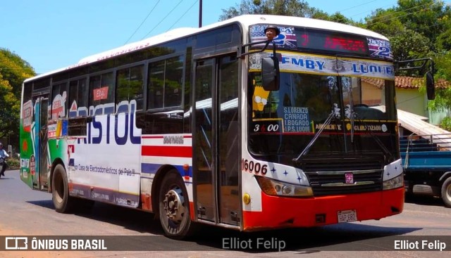 SMTC - Sur Movil Transporte y Comercio - Linea 2 16006 na cidade de Luque, Central, Paraguai, por Elliot Felip. ID da foto: 9466612.