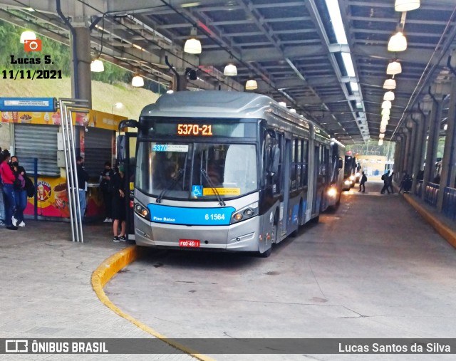 Viação Grajaú S.A. 6 1564 na cidade de São Paulo, São Paulo, Brasil, por Lucas Santos da Silva. Número da foto: #9468798.