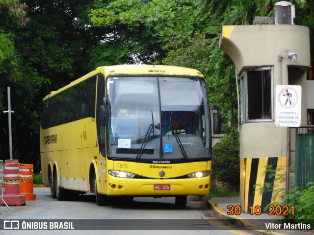 Viação Itapemirim 5873 na cidade de São Paulo, São Paulo, Brasil, por Vitor Martins. Número da foto: #9468464.