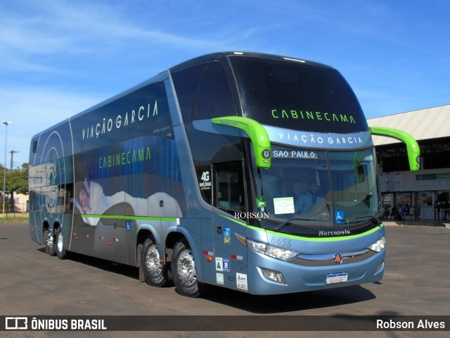 Viação Garcia 8655 na cidade de Paranavaí, Paraná, Brasil, por Robson Alves. Número da foto: #9467689.