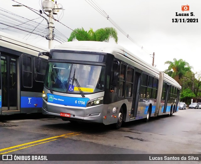 Viação Grajaú S.A. 6 1756 na cidade de São Paulo, São Paulo, Brasil, por Lucas Santos da Silva. Número da foto: #9468779.
