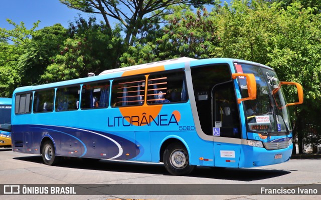 Litorânea Transportes Coletivos 5080 na cidade de São Paulo, São Paulo, Brasil, por Francisco Ivano. ID da foto: 9466706.