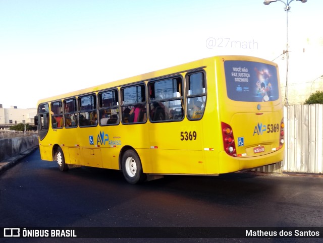 AVP - Auto Viação Paraíso 5369 na cidade de Aracaju, Sergipe, Brasil, por Matheus dos Santos. Número da foto: #9466645.