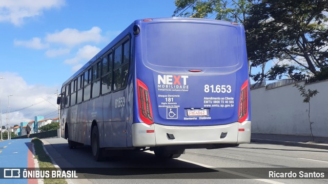 Next Mobilidade - ABC Sistema de Transporte 81.653 na cidade de São Bernardo do Campo, São Paulo, Brasil, por Ricardo Santos. Número da foto: #9466096.