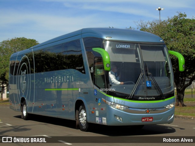 Viação Garcia 8175 na cidade de Paranavaí, Paraná, Brasil, por Robson Alves. Número da foto: #9467676.