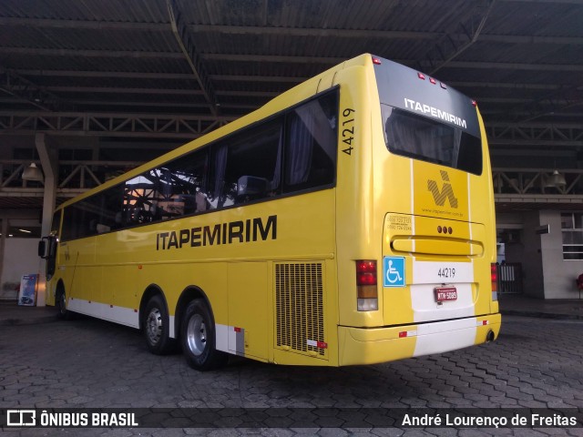 Viação Itapemirim 44219 na cidade de Ipatinga, Minas Gerais, Brasil, por André Lourenço de Freitas. ID da foto: 9466825.