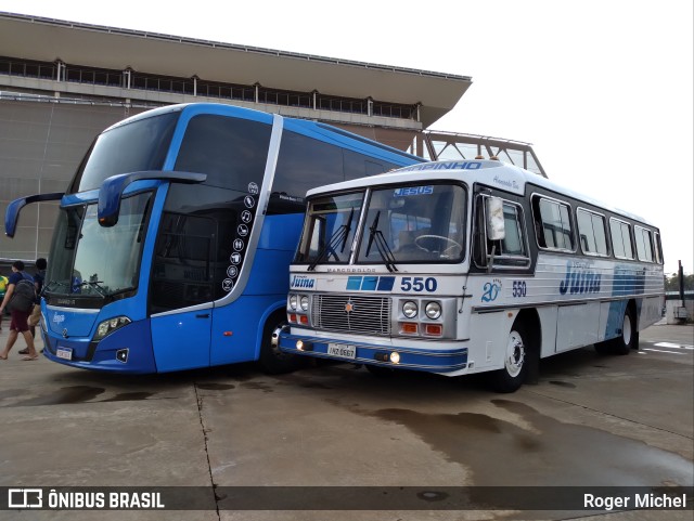 Viação Juína 550 na cidade de Cuiabá, Mato Grosso, Brasil, por Roger Michel. ID da foto: 9467653.