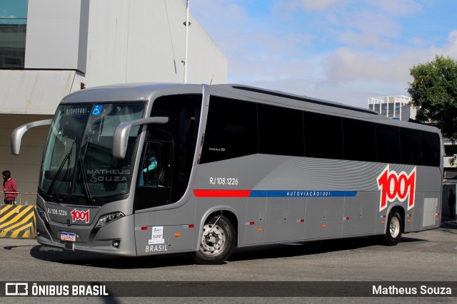 Auto Viação 1001 RJ 108.1226 na cidade de Rio de Janeiro, Rio de Janeiro, Brasil, por Matheus Souza. Número da foto: #9468837.