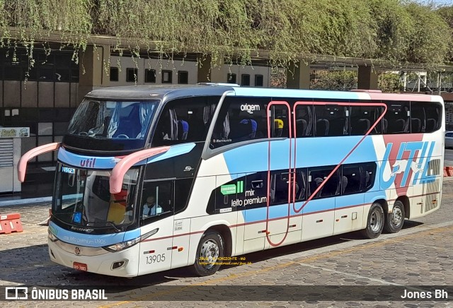 UTIL - União Transporte Interestadual de Luxo 13905 na cidade de Belo Horizonte, Minas Gerais, Brasil, por Jones Bh. ID da foto: 9467877.