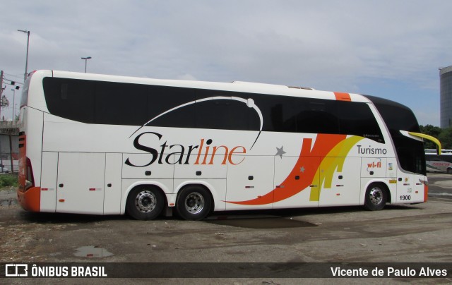 Starline Turismo 1900 na cidade de São Paulo, São Paulo, Brasil, por Vicente de Paulo Alves. Número da foto: #9465837.