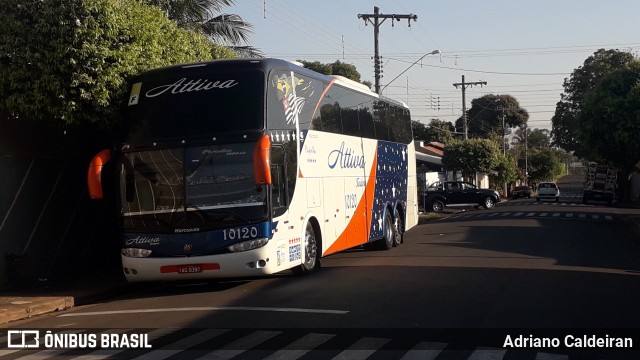 Attiva Turismo 10120 na cidade de Tupi Paulista, São Paulo, Brasil, por Adriano Caldeiran. ID da foto: 9467803.