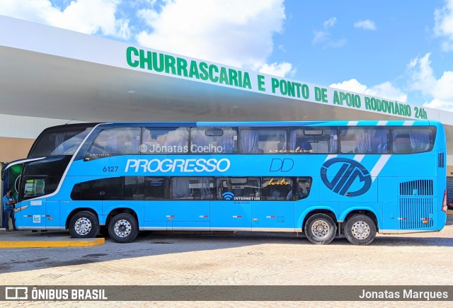 Auto Viação Progresso 6127 na cidade de Arcoverde, Pernambuco, Brasil, por Jonatas Marques. ID da foto: 9466592.