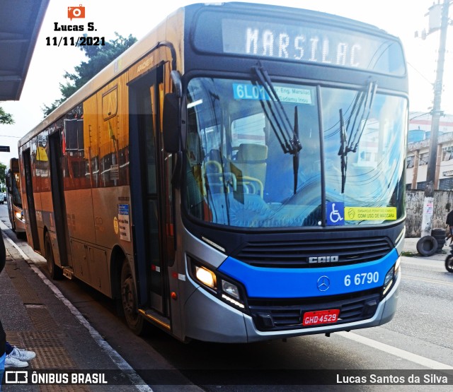 Transwolff Transportes e Turismo 6 6790 na cidade de São Paulo, São Paulo, Brasil, por Lucas Santos da Silva. Número da foto: #9468844.
