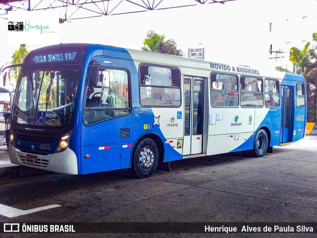 Onicamp Transporte Coletivo 4902 na cidade de Campinas, São Paulo, Brasil, por Henrique Alves de Paula Silva. Número da foto: #9468804.