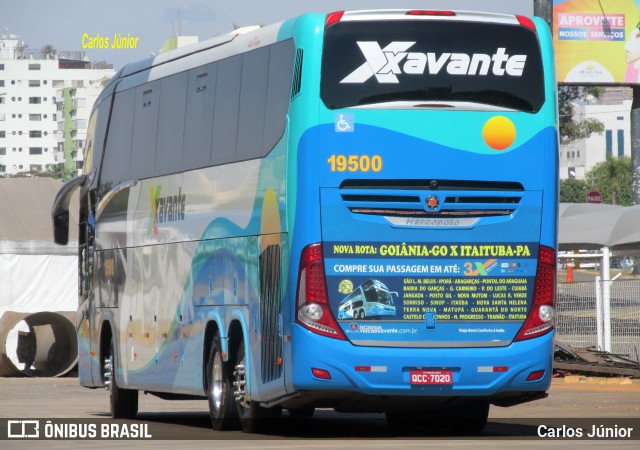 Viação Xavante 19500 na cidade de Goiânia, Goiás, Brasil, por Carlos Júnior. Número da foto: #9470537.