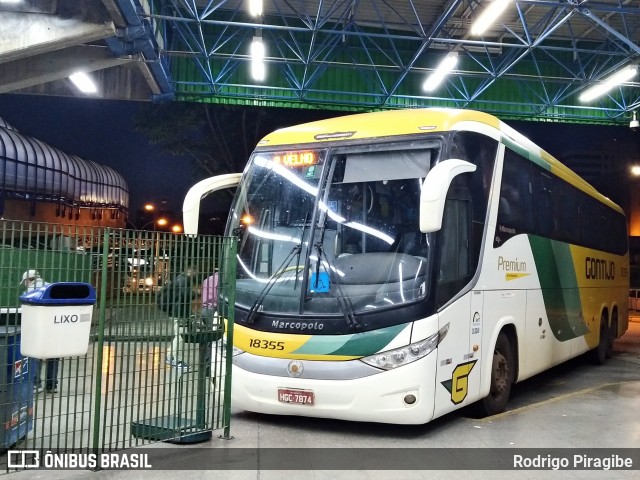 Empresa Gontijo de Transportes 18355 na cidade de São Paulo, São Paulo, Brasil, por Rodrigo Piragibe. ID da foto: 9469788.