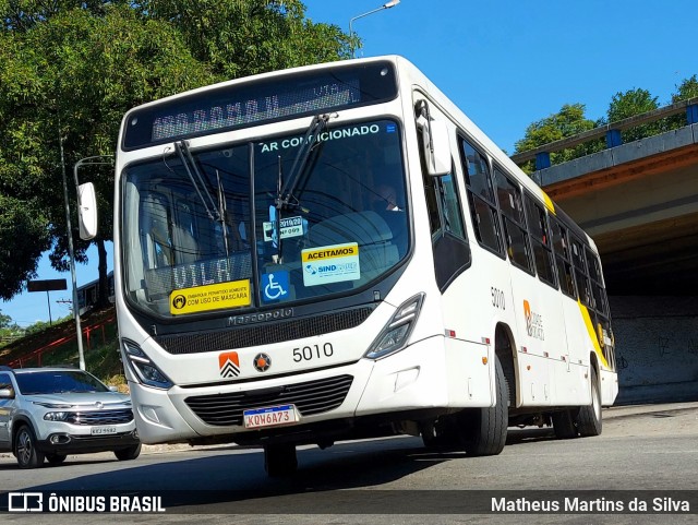 Viação Cidade do Aço 5010 na cidade de Volta Redonda, Rio de Janeiro, Brasil, por Matheus Martins da Silva. Número da foto: #9470458.