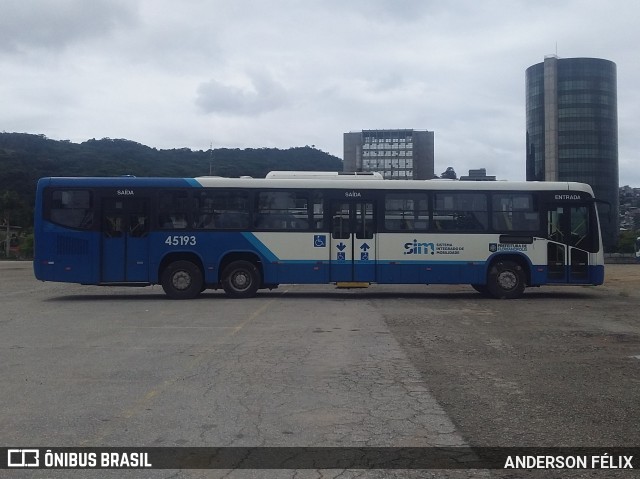 Insular Transportes Coletivos 45193 na cidade de Florianópolis, Santa Catarina, Brasil, por ANDERSON FÉLIX. Número da foto: #9472145.
