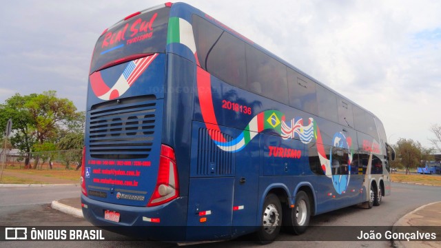 Real Sul Turismo 2018136 na cidade de Brasília, Distrito Federal, Brasil, por João Gonçalves. ID da foto: 9471892.