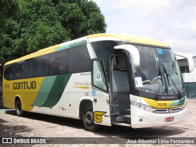 Empresa Gontijo de Transportes 7075 na cidade de Teresina, Piauí, Brasil, por José Ribamar Lima Fernandes. ID da foto: 9471693.