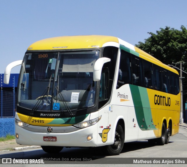 Empresa Gontijo de Transportes 21415 na cidade de São Paulo, São Paulo, Brasil, por Matheus dos Anjos Silva. ID da foto: 9469670.