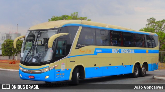 Viação Novo Horizonte 1023911 na cidade de Brasília, Distrito Federal, Brasil, por João Gonçalves. Número da foto: #9471833.