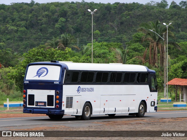 Regis Tur Transporte e Turismo 406 na cidade de Lagoa do Piauí, Piauí, Brasil, por João Victor. ID da foto: 9471851.