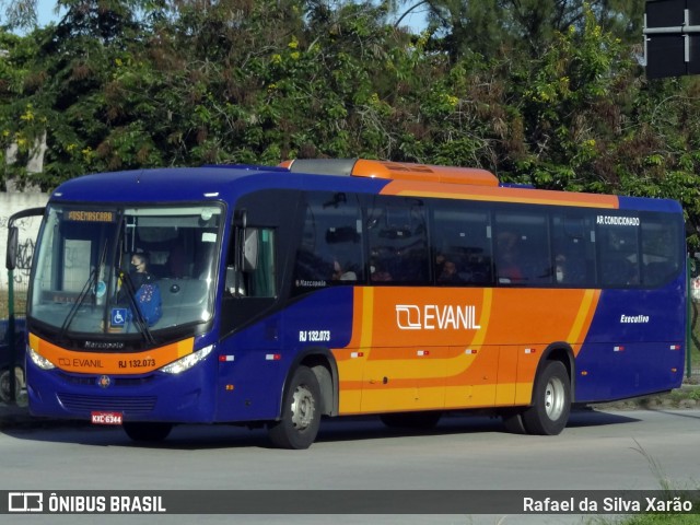 Evanil Transportes e Turismo RJ 132.073 na cidade de Rio de Janeiro, Rio de Janeiro, Brasil, por Rafael da Silva Xarão. Número da foto: #9471012.