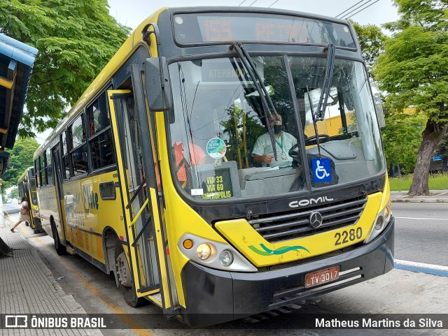 Viação Elite 2280 na cidade de Volta Redonda, Rio de Janeiro, Brasil, por Matheus Martins da Silva. Número da foto: #9470392.