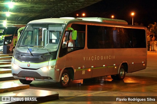 Viação Garcia 6213 na cidade de Maringá, Paraná, Brasil, por Flavio Rodrigues Silva. ID da foto: 9471597.