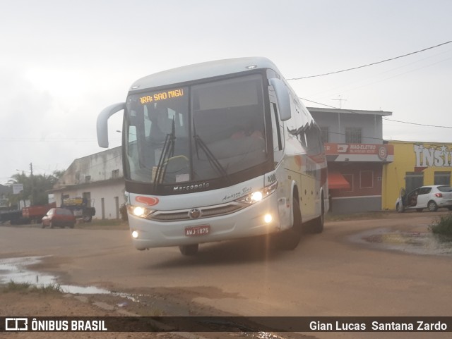 Eucatur - Empresa União Cascavel de Transportes e Turismo 4806 na cidade de Ji-Paraná, Rondônia, Brasil, por Gian Lucas  Santana Zardo. Número da foto: #9473306.