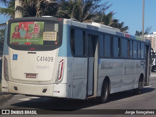 Real Auto Ônibus C41409 na cidade de Rio de Janeiro, Rio de Janeiro, Brasil, por Jorge Gonçalves. ID da foto: 9473116.