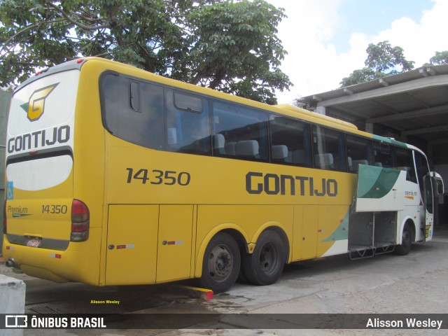 Empresa Gontijo de Transportes 14350 na cidade de Fortaleza, Ceará, Brasil, por Alisson Wesley. ID da foto: 9473579.