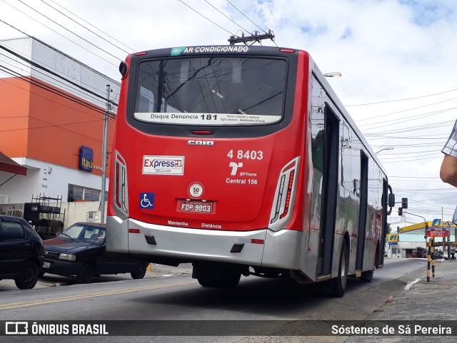Express Transportes Urbanos Ltda 4 8403 na cidade de São Paulo, São Paulo, Brasil, por Sóstenes de Sá Pereira. Número da foto: #9474705.