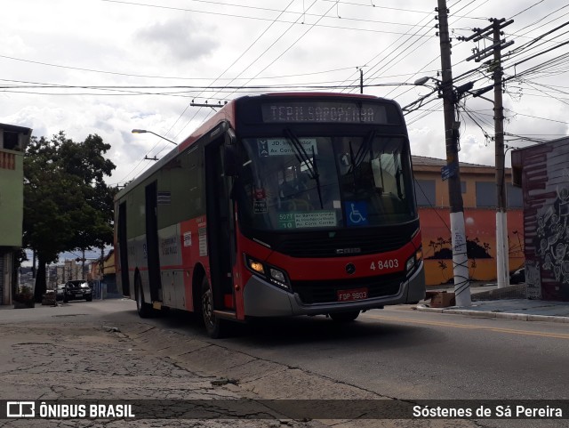 Express Transportes Urbanos Ltda 4 8403 na cidade de São Paulo, São Paulo, Brasil, por Sóstenes de Sá Pereira. Número da foto: #9474702.