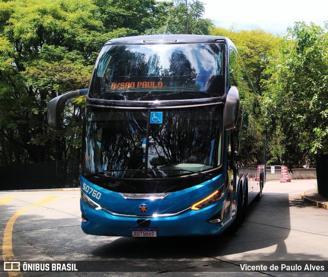 Viação Águia Branca 50760 na cidade de São Paulo, São Paulo, Brasil, por Vicente de Paulo Alves. ID da foto: 9473827.