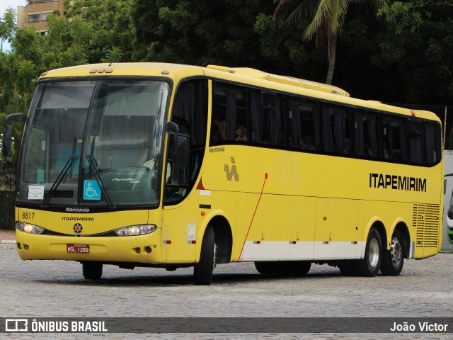 Viação Itapemirim 8817 na cidade de Fortaleza, Ceará, Brasil, por João Victor. Número da foto: #9477297.