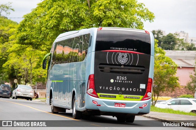 Viação Garcia 8265 na cidade de Joinville, Santa Catarina, Brasil, por Vinicius Petris. Número da foto: #9476619.