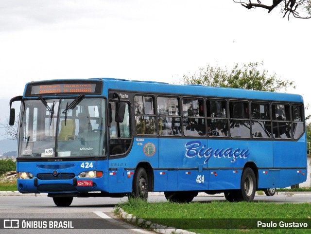 Biguaçu Transportes Coletivos Administração e Participação 424 na cidade de Florianópolis, Santa Catarina, Brasil, por Paulo Gustavo. Número da foto: #9476813.