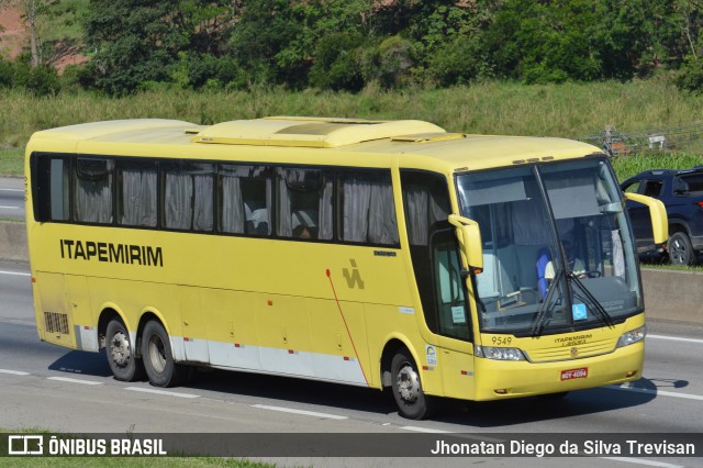 Viação Itapemirim 9549 na cidade de São José dos Campos, São Paulo, Brasil, por Jhonatan Diego da Silva Trevisan. ID da foto: 9477066.