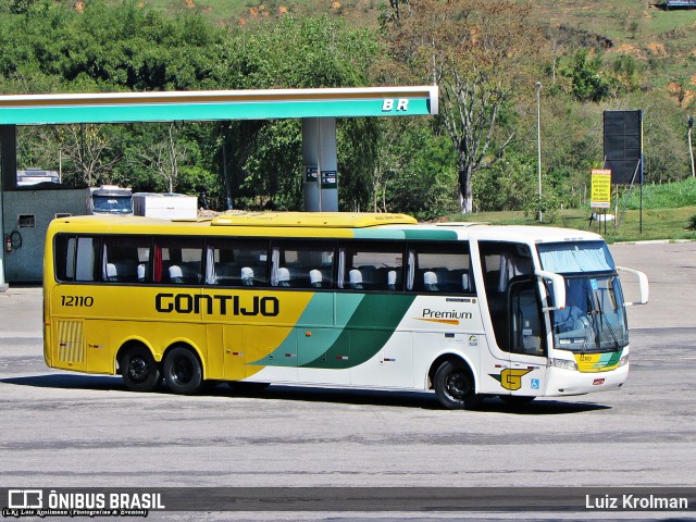 Empresa Gontijo de Transportes 12110 na cidade de Juiz de Fora, Minas Gerais, Brasil, por Luiz Krolman. ID da foto: 9477597.