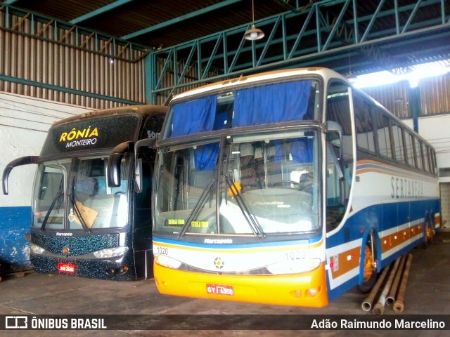 Viação Sertaneja 1020 na cidade de Paracatu, Minas Gerais, Brasil, por Adão Raimundo Marcelino. ID da foto: 9478734.