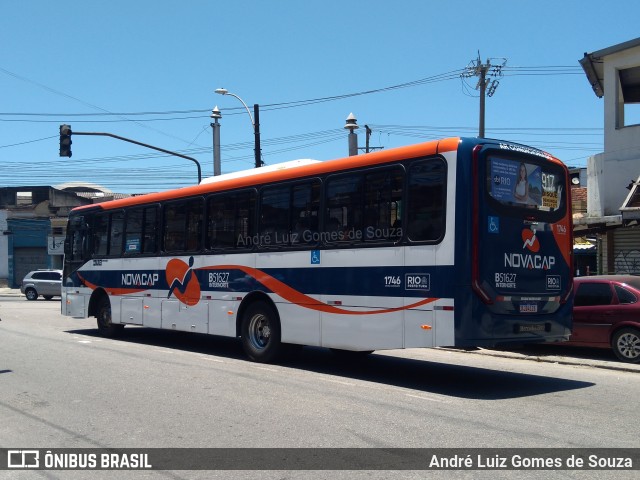 Viação Novacap B51627 na cidade de Rio de Janeiro, Rio de Janeiro, Brasil, por André Luiz Gomes de Souza. ID da foto: 9477626.