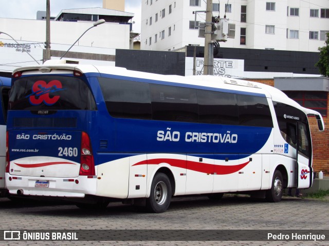 Viação São Cristóvão 2460 na cidade de Divinópolis, Minas Gerais, Brasil, por Pedro Henrique. Número da foto: #9479821.