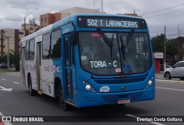 Nova Transporte 22283 na cidade de Vitória, Espírito Santo, Brasil, por Everton Costa Goltara. Número da foto: #9478653.