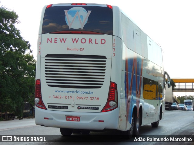 New World Turismo 1033 na cidade de Paracatu, Minas Gerais, Brasil, por Adão Raimundo Marcelino. Número da foto: #9480207.