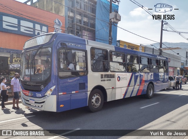 BR Mobilidade Baixada Santista 721114 na cidade de Cubatão, São Paulo, Brasil, por Yuri N.  de Jesus. ID da foto: 9478038.