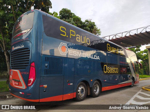 Viação Esmeralda Transportes 421804 na cidade de São Paulo, São Paulo, Brasil, por Andrey  Soares Vassão. ID da foto: 9479242.