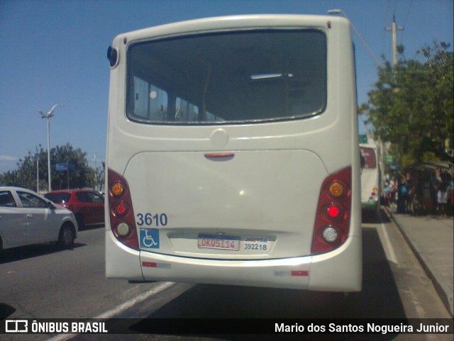 Expresso Vitória Bahia 3610 na cidade de Salvador, Bahia, Brasil, por Mario dos Santos Nogueira Junior. Número da foto: #9480218.